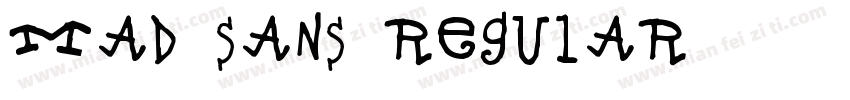 MAD Sans Regular字体转换